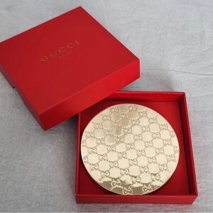 Gucci Gold Embossed Compact